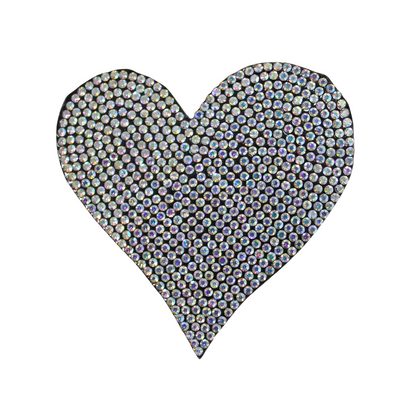 Heart Rhinestone Patch