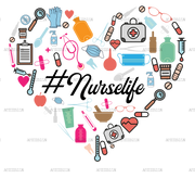 Heart Nurselife DTF Transfer