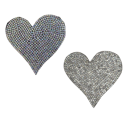 Heart Rhinestone Patch