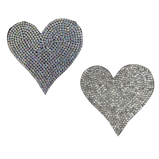 Heart Rhinestone Patch