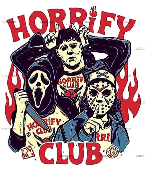 horrify club DTF Transfer