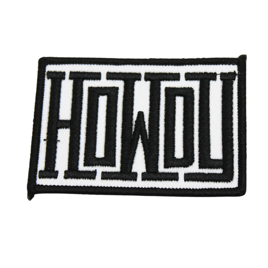 Howdy Bold Patch (Small/Embroidery)