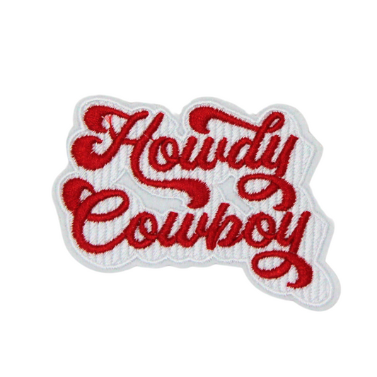 Howdy Cowboy Patch (Small/Embroidery)