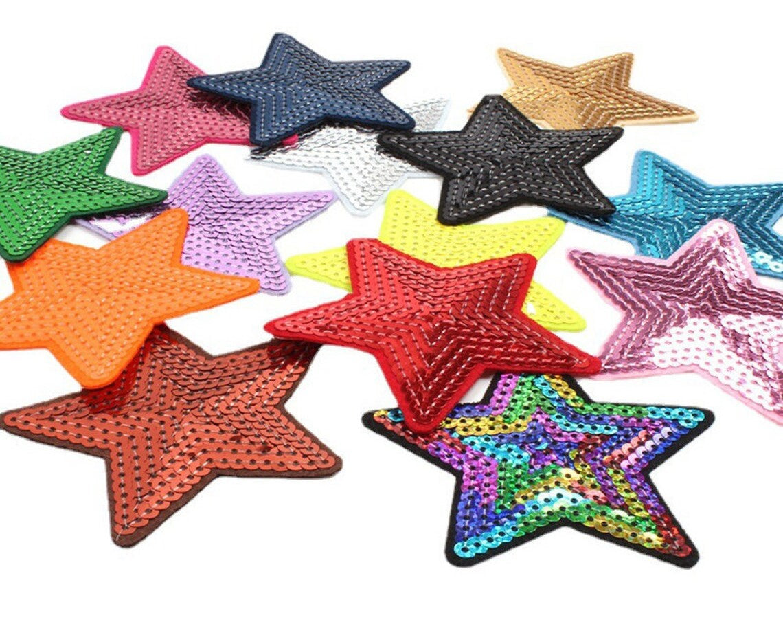 3.25 Inch Star Patch (Small/Sequin)