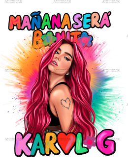 Karol G 1 Dtf Transfer