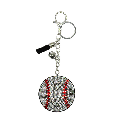 Rhinestone Sports Key Chains