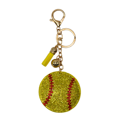 Rhinestone Sports Key Chains