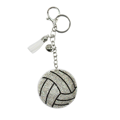 Rhinestone Sports Key Chains