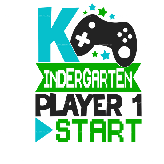Kindergarten Player 1 Start DTF Transfer