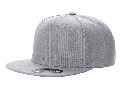 Solid Poly Snapback Caps
