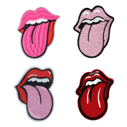 Lips And Tongue Patch (Small/Embroidery)