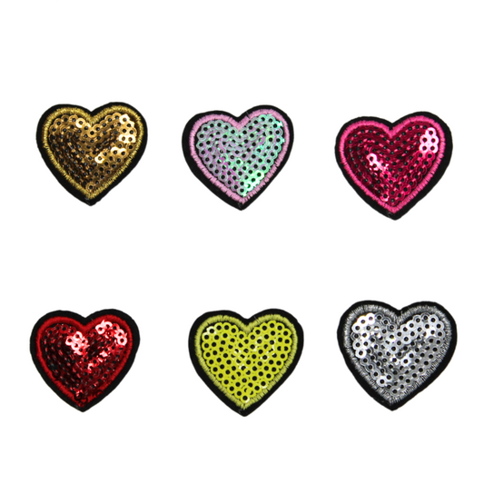 Little Hearts Patch (Small/Sequin)