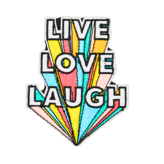 Live Love Laugh Patch (Small/Embroidery)