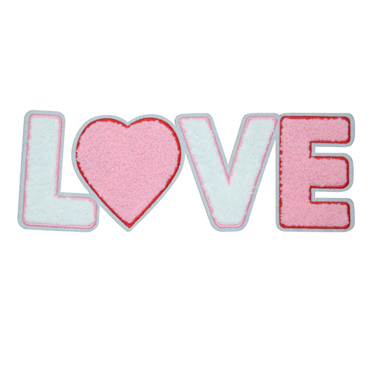 Love Heart Patch (Large/Chenille)