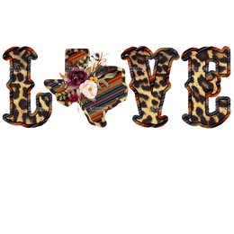 Love Texas DTF Transfer