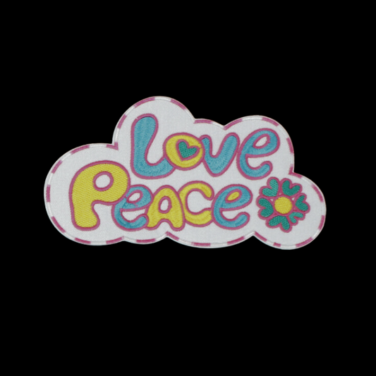 Love Peace Cloud Patch