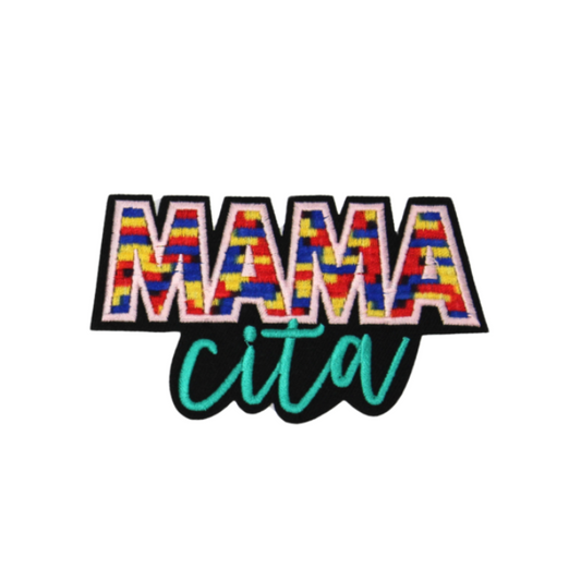Mama Cita Solid Black Patch (Small/Embroidery)