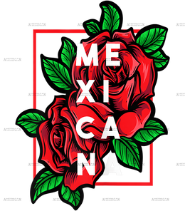 Mexicana Rose Dtf Transfer