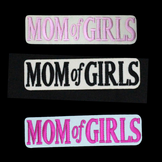 Mom Of Girls Patch(Small/Embroidery)