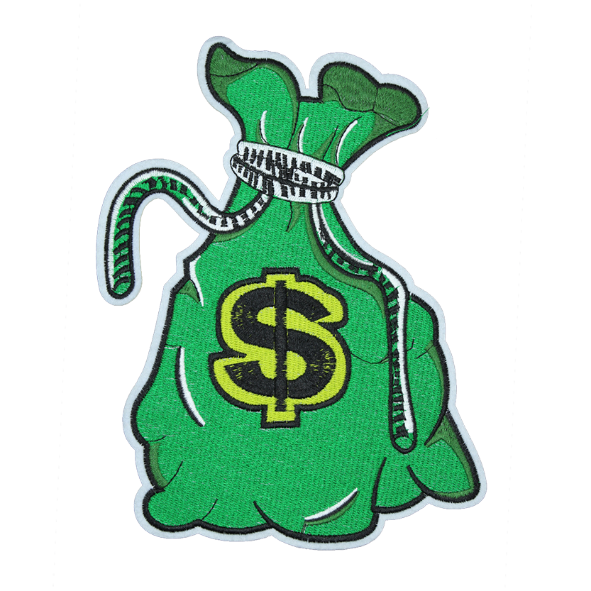 Money Bag Patch (Large/Embroidery)