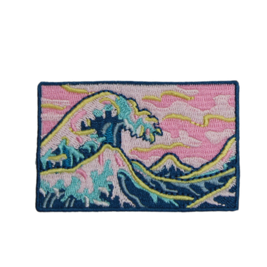 Ocean Wave Patch (Small/Embroidery)