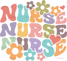 Nurse Nurse Nurse DTF Transfer