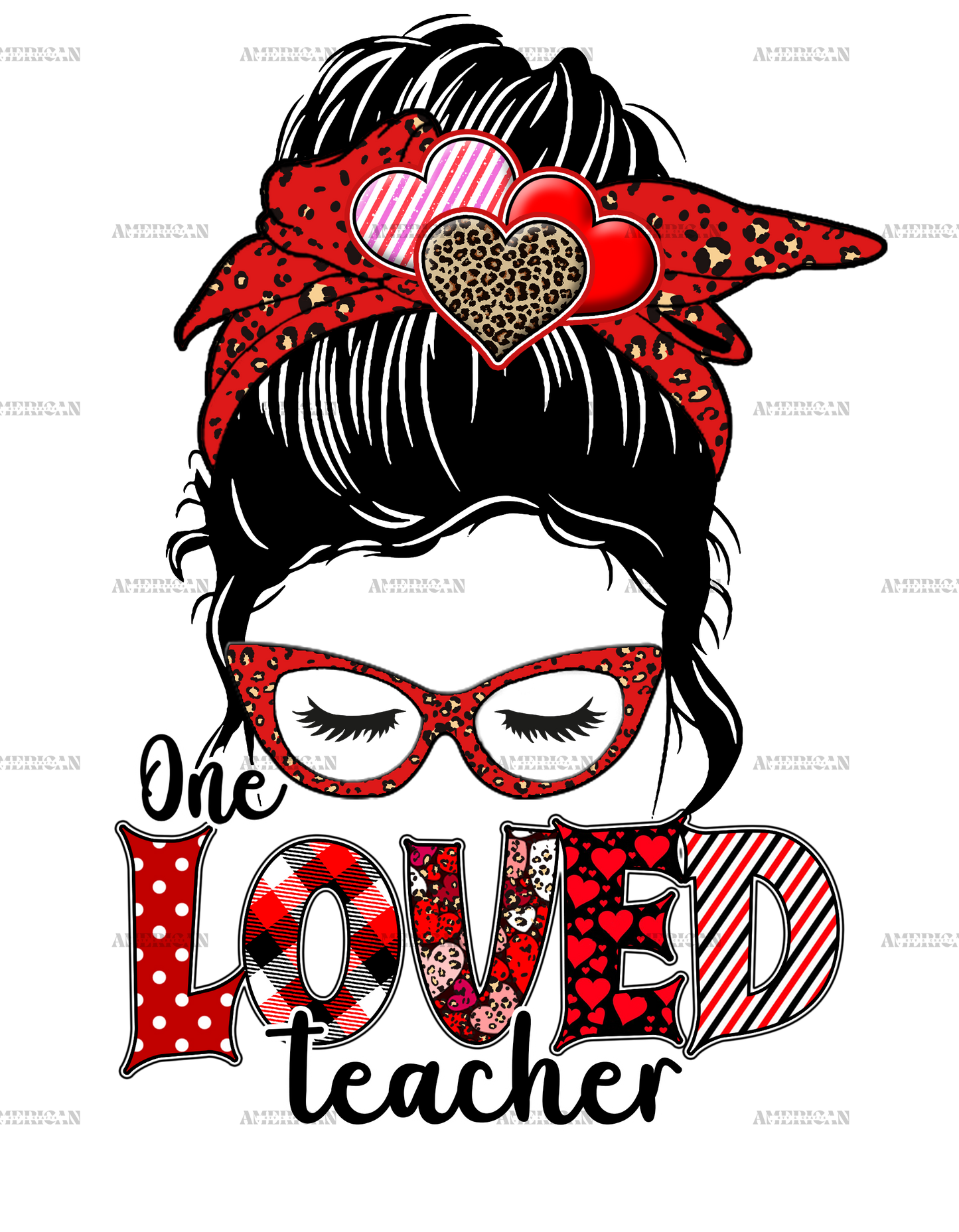 One Loved Teacher DTF Transfer