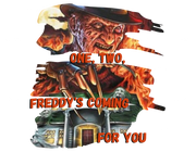 one two freddys coming for you DTF Transfer