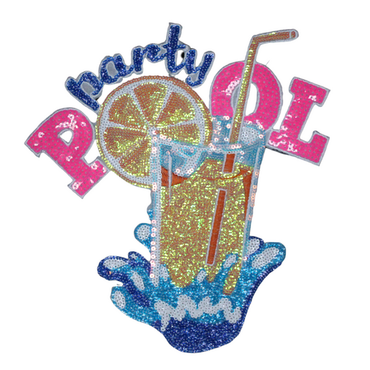 Party Pool Patch (Large/Sequin)