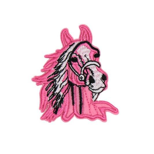Pink Horse Patch (Small/Embroidery)
