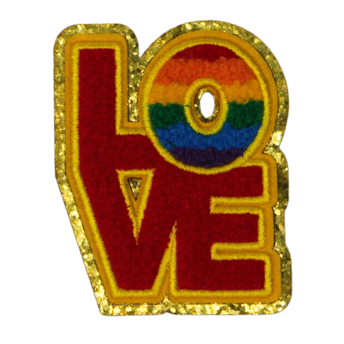 Pride Love Patch (Small/Chenille)