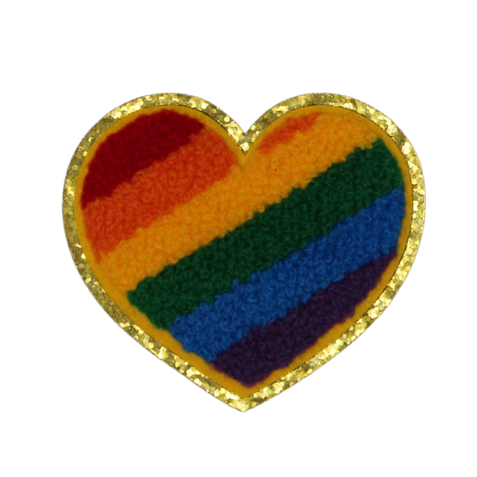 Pride Heart Patch (Small/Chenille)
