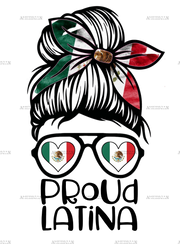 Proud Latina Dtf Transfer