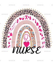 Rainbow Nurse DTF Transfer