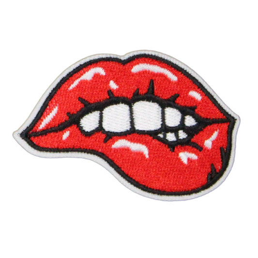 Red Lips Patch(Small/Embroidery)
