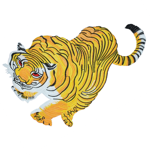 Retro Tiger Patch (Large/Embroidery)