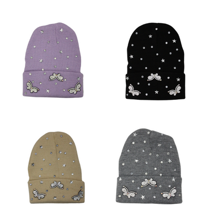 Rhinestone Beanie