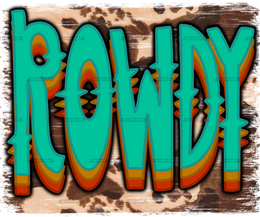 Rowdy Retro DTF Transfer