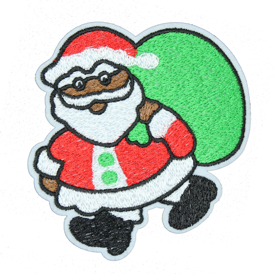 Embroidery Santa Patch (Small/Embroidery)