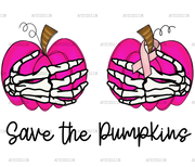 Save The Pumpkins DTF Transfer