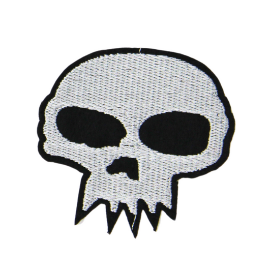 White Skull Patch (Small/Embroidery)