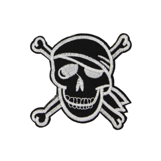 Pirate Skull Patch (Small/Embroidery)