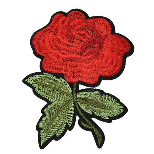 Short Stem Rose Patch (Large/Embroidery)