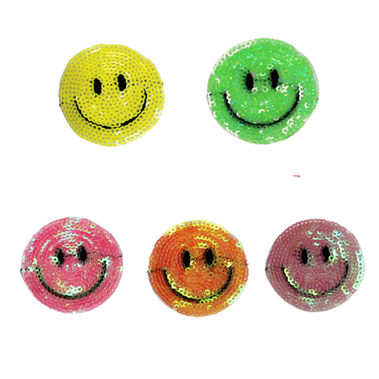 Smile Patch (Small/Sequin)