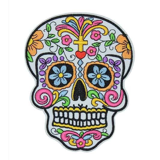 Multicolor Skull (Small/Embroidery)