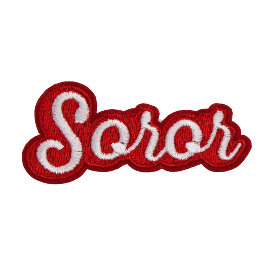 Red Soror Patch (Small/Embroidery)