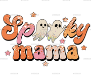 spooky mama 2 DTF Transfer