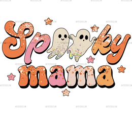 spooky mama 2 DTF Transfer