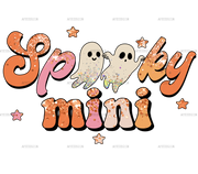 spooky mini DTF Transfer