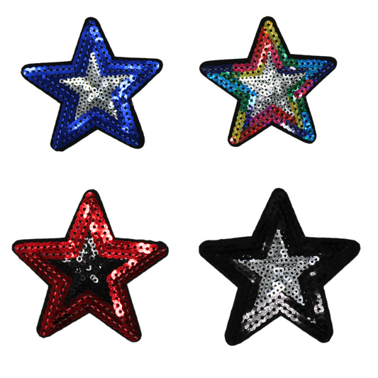 Sparkling Stars Patch (Small/Sequin)